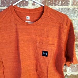 UNDER ARMOR small T-shirt Orange men's